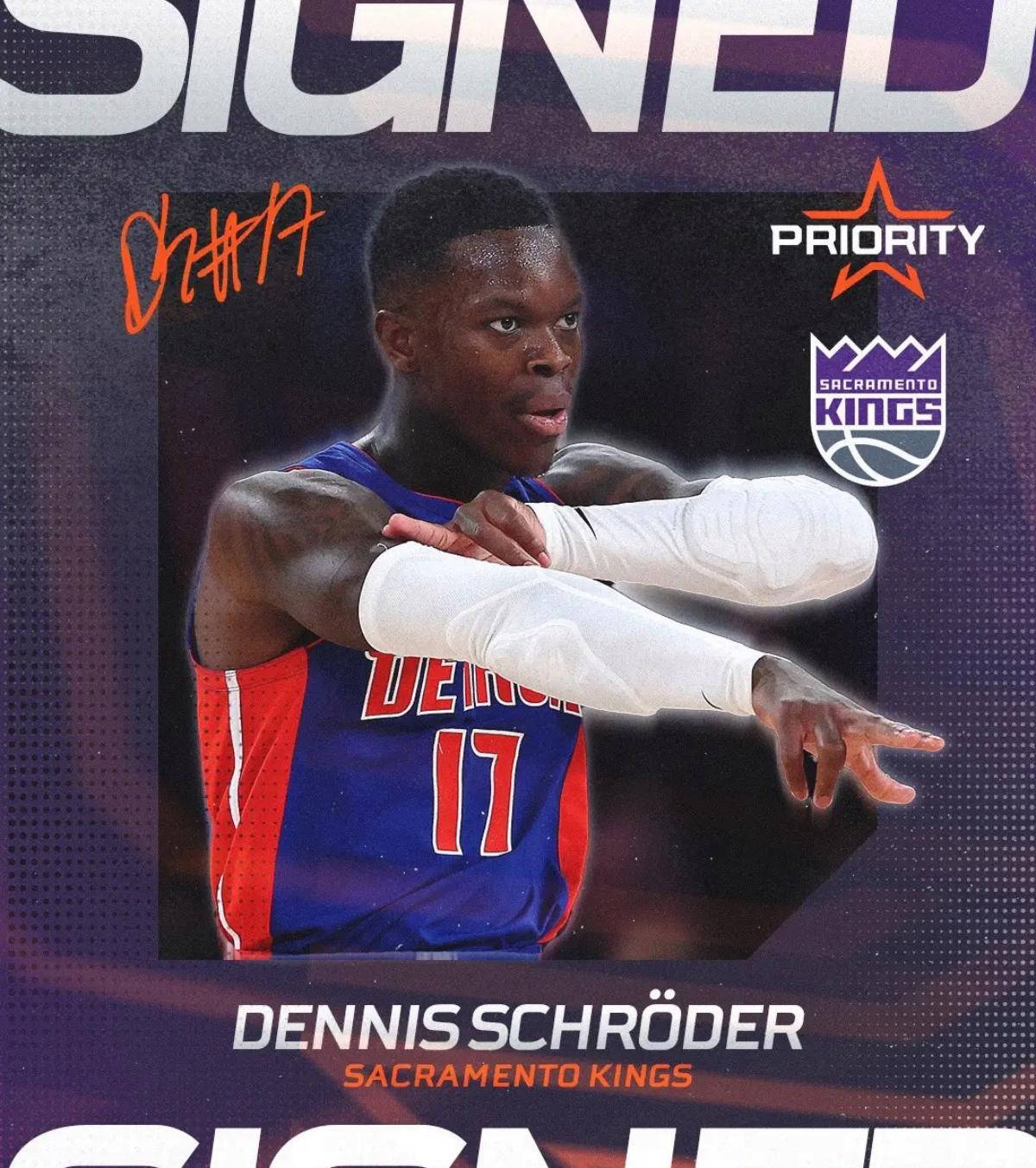 施罗德正式签约萨克拉门托国王:三年4500万美元的大合同