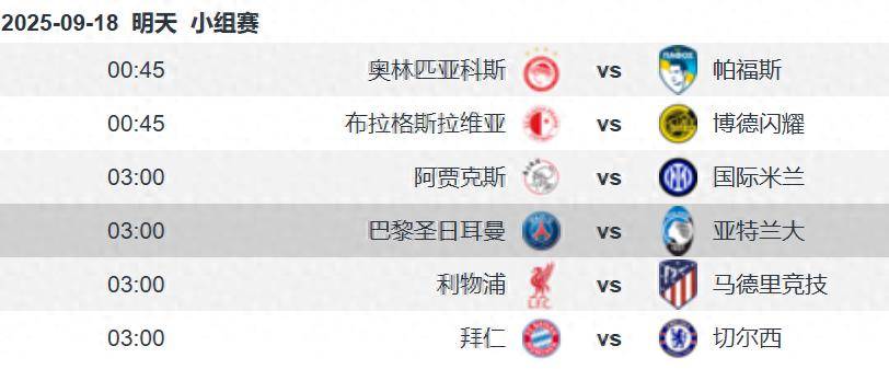 巴黎vs亚特兰大前瞻：卫冕冠军亮相 巴黎主场掀翻亚特兰大