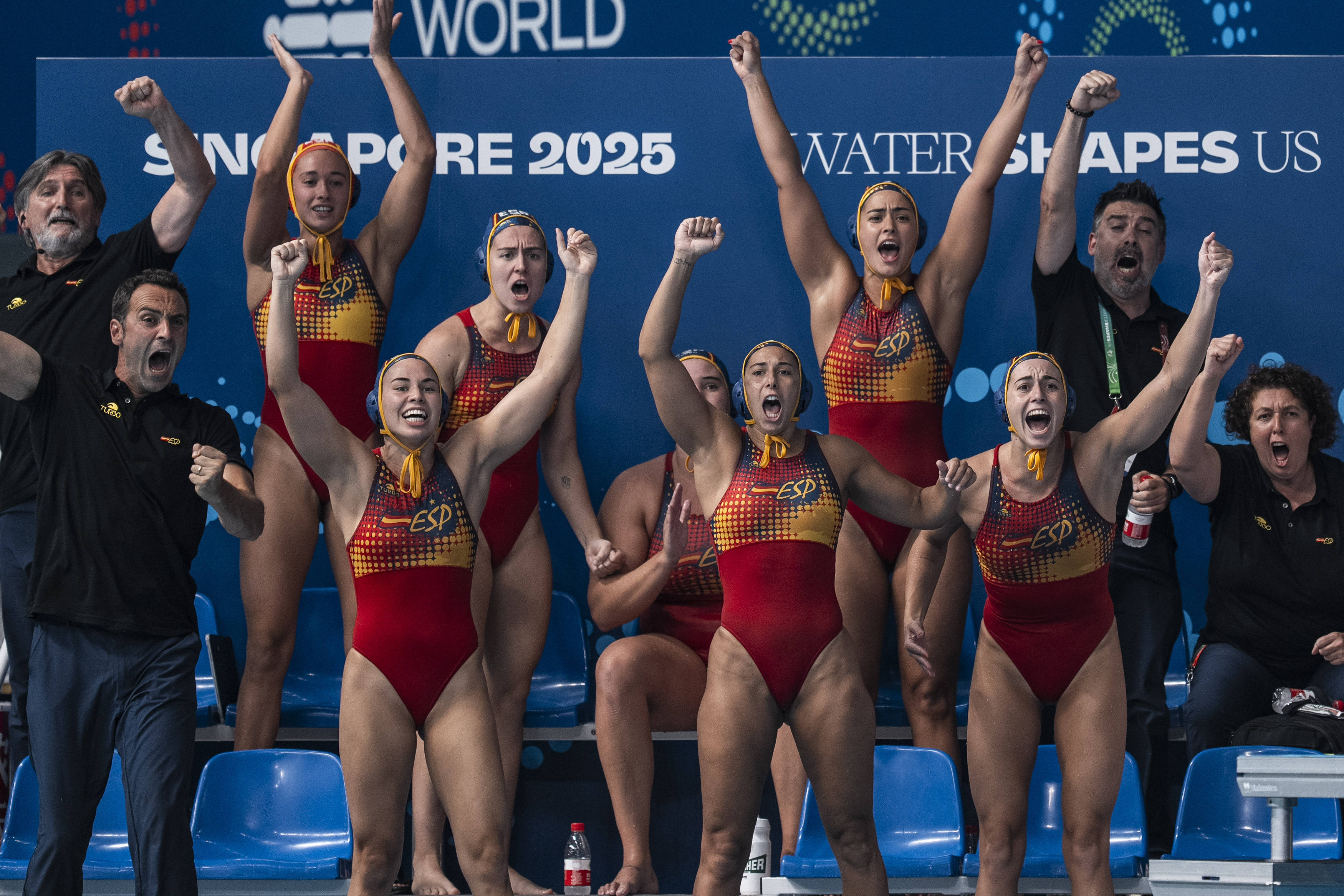 游泳世锦赛｜西班牙队获女子水球铜牌